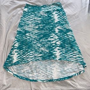 Threads 4 Thought Skirt Aqua and White